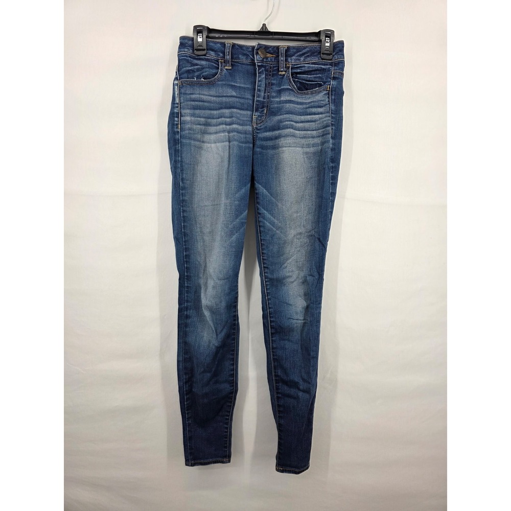 American Eagle Hi-Rise Jegging Jeans Size 2 Regular Medium Wash Skinny Denim